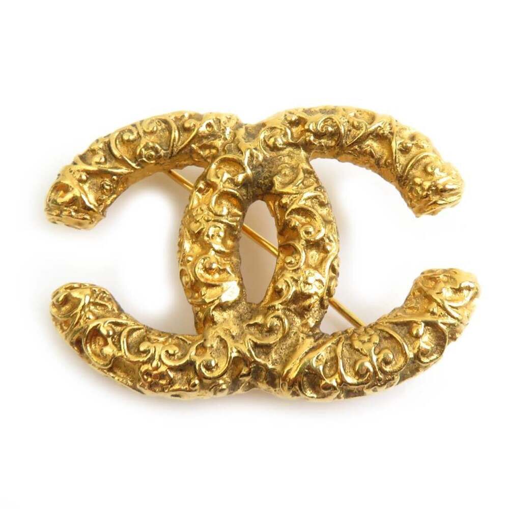 Chanel Brooch Metal Gold #250196C10B